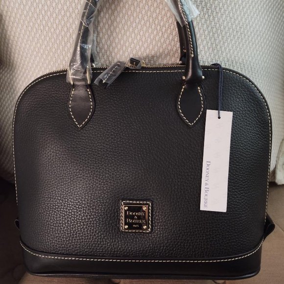 Dooney & Bourke Handbags - Dooney & Bourke BRAND NEW Black Zip Zip  Satchel Bag